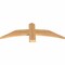 Ekena Millwork Bellingham Timber Gable Bracket, Western Red Cedar, 36"W x 12"H x 1 1/2"D x 3 1/2"F, 8/12 Pitch GBW036X12X0204BEL00SWR - alternate 4